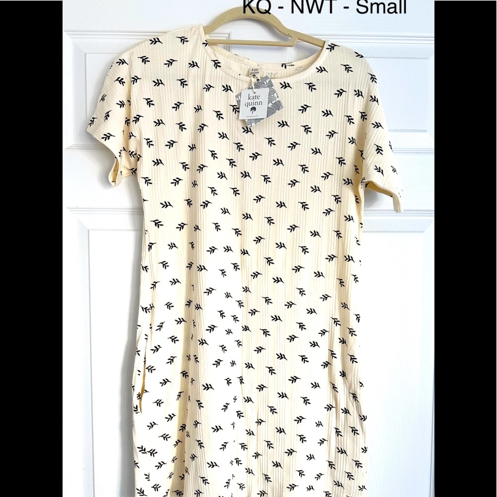 Kate Quinn Momma T Shirt Dress with Pockets NWT